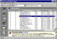 Advanced Maillist Manager screenshot